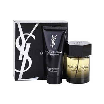 Yves Saint Laurent La Nuit De L` Homme EDT 100 ml + sprchový gél 100 ml darčeková sada