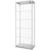 Jansen Display Sklenená produktová vitrína 800x2000x400mm - zámok vpredu, 800 x 2000 mm