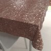 Biante Zamatový obdĺžnikový obrus Isabela IBL-013 Gold Design staroružový 100x160 cm