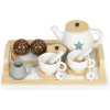Detská čajová súprava TEA ECOTOYS 17 ks viacfarebná