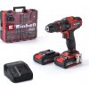 EINHELL Vŕtačka AKU s príklepom TE-CD 18/40 Li-i + 64 ks príslušenstva, 4513992 (2× 2 Ah) 4513992