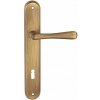Dverové kovanie TWIN ELEGANT BA 1220 (ABR), kľučka-kľučka, Otvor na cylindrickú vložku PZ, Twin ABR (mosadz patinovaná), 72 mm