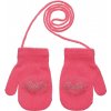 Be Snazzy Palcové rukavičky so šnúrkou Princess Ružové