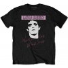 Lou Reed tričko Walk On The Wild Side Čierna XXL