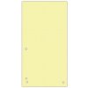 DONAU Kartónový rozraďovač úzky žltý