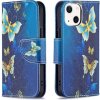 Puzdro pre iPhone 13 Motýľ modré