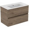 Ideal Standard Eurovit+ - Skrinka s umývadlom, 55x80x44 cm, 2 zásuvky, orech R0574Y9