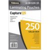Laminovacia fólia, 125 mikr., A4, lesklá, 250 ks, FELLOWES.