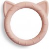 Mushie silikónové hryzátko CAT - Blush