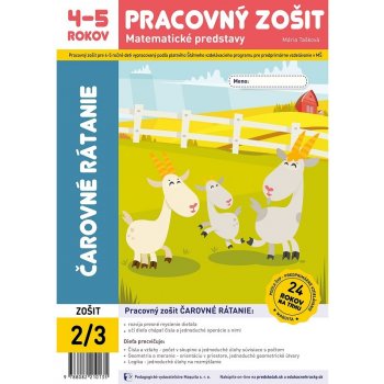 Čarovné rátanie - pracovný zošit pre 4-5 ročných (2022, 24. edícia)