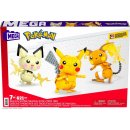 Mattel Pokémon Mega Construx Pichu Pikachu a Raichu