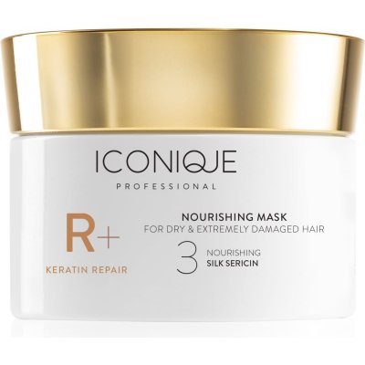 ICONIQUE Professional R+ Keratin repair Nourishing mask obnovujúca maska pre suché a poškodené vlasy 200 ml