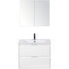 Kúpeľňová zostava Sanox Porto keramika skrinka 70 cm biela