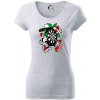 Šipkár kreslený terč - Dámske tričko Pure - XL ( Svetlosivý melír )