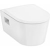 Hansgrohe EluPura Original S wc misa s pomaly sa sklápajúcim sedadlom závesné bez oplachovacieho kruhu biela lesklá 60288450