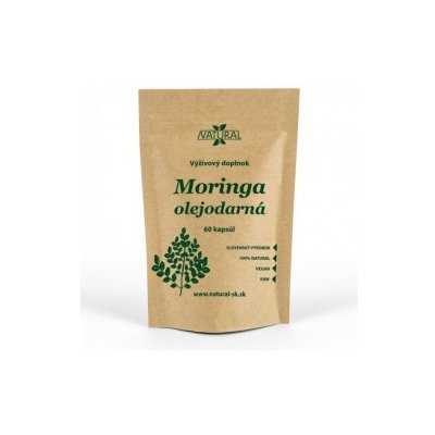 Natural Moringa olejodarná 310 mg 60 kapsúl