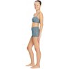 Modibodi dievčenské menštruačné plavky Hi Waist Short Super Luna Blossom Black spodný diel