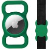 AppleKing silikónový obal na prichytenie na obojok pre AirTag - tmavozelený - možnosť vrátiť tovar ZADARMO do 30tich dní