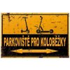 Parkoviště pro koloběžky - ceduľa 30cm x 20cm Plechová tabuľa