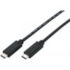 OEM Kabel C-TECH USB 3.2, Type-C (CM/CM), PD 100W, 20Gbps, 2m, černý CB-USB32-20B C-Tech