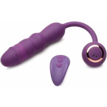 Inmi Thru Thumper Thrusting Silicone with Remote Purple