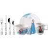 Villeroy & Boch - Set 7 ks: miska 0,44l , plytký tanier 21,5cm , hrnček 0,17l , príbor - Disney Frozen