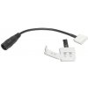 8mm konektor LED pásika, klip s vodičmi, 2,1 / 5,5 zásuvka