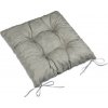 Bellatex Sedák LADA prošívaný , Uni šedo - hnědý - 40x40 cm