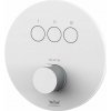 Kronenbach Smart Push vaňová/sprchová batéria podomietková s termostatom biela 19044003WM