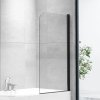 JET NEW Black 75 x 140 cm Vaňová zástena jednodielna