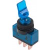 CABLETECH Páčkový prepínač ASW-14D 3pin modrý PRK0016C
