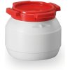 Plastový sud Curtec, zúžené hrdlo, skrutkovateľné veko 3,6 L