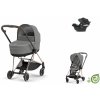 Cybex Platinum CYBEX Mios Conscious Collection Travel Set + Aton B2 i-Size pearl grey 2023 rose gold
