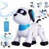 INTERAKTÍVNY ROBOT PES DIAĽKOVO OVLÁDANÝ HLASOM PILOT TRIKY TANCUJE
