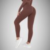 Legínovo Push-up legíny brown light Veľkosť: S