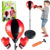 BOXERSKÝ SET HRUŠKA ENERO PRE DETI, NASTAVITEĽNÝ, 80-102 CM A RUKAVICE