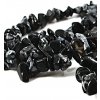 Obsidián vločkový zlomky 3-9mm - 85cm - Návlek