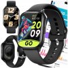 SMARTWATCH HODINKY WATCH ČIERNY AMOLED DÁMSKY ROZHOVOR MENU SMART BAND PL GT