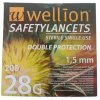 Wellion Safety Lancets jehly jednorázové 28G 200 ks