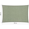 Shadow Comfort Slnečný Obdĺžnik shadow 4,0 x 5,0 m Farba: Moonstone zelená