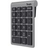 Trust Xalas Wireless numpad/Bezdrátová USB/Stříbrná 25709