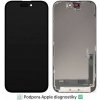 Apple iPhone 16 - LCD Displej + Dotykové Sklo + Rám CPG Diagnosable Soft OLED