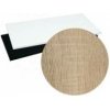 Polica / polička MDF 1200 x 400 x 18 mm, 4 x ABS, bardolino