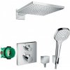 Hansgrohe Raindance E 26238000 sprchový systém s termostatom Ecostat Square 15714000 chróm, 26238CT21