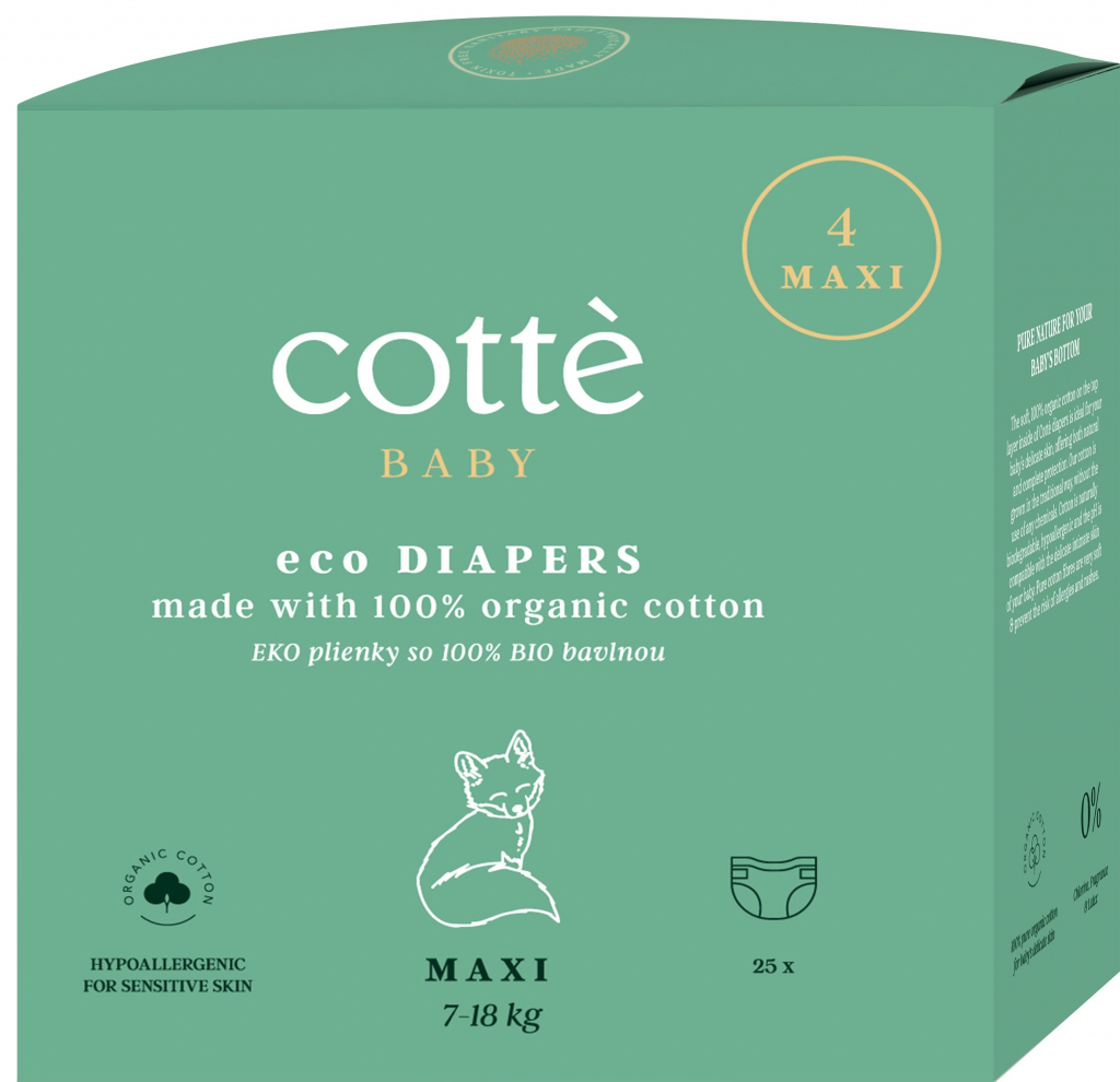 Cotté Baby Maxi 7-18 kg 25 ks