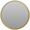 Okrúhle zrkadlo v zlatej nástennej ráme, zlaté, 30 cm