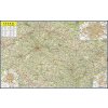 Nástěnná mapa Česko 1:500 000