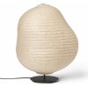 Ferm Living Stojacia lampa Kurbis Black / Natural Ø 60 cm