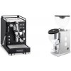 La Pavoni Mini Cellini, black + Rocket Espresso FAUSTINO 3.1, white
