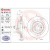 BREMBO brzdový kotúč 09.B745.41, sada 2 ks